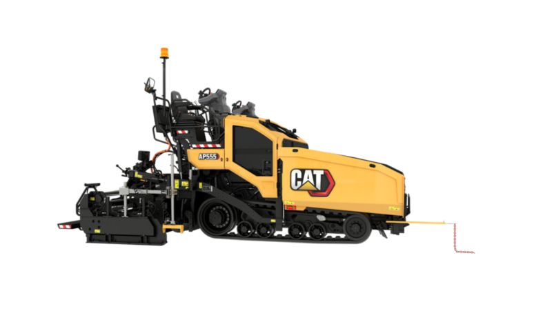 Paver machine on a white background